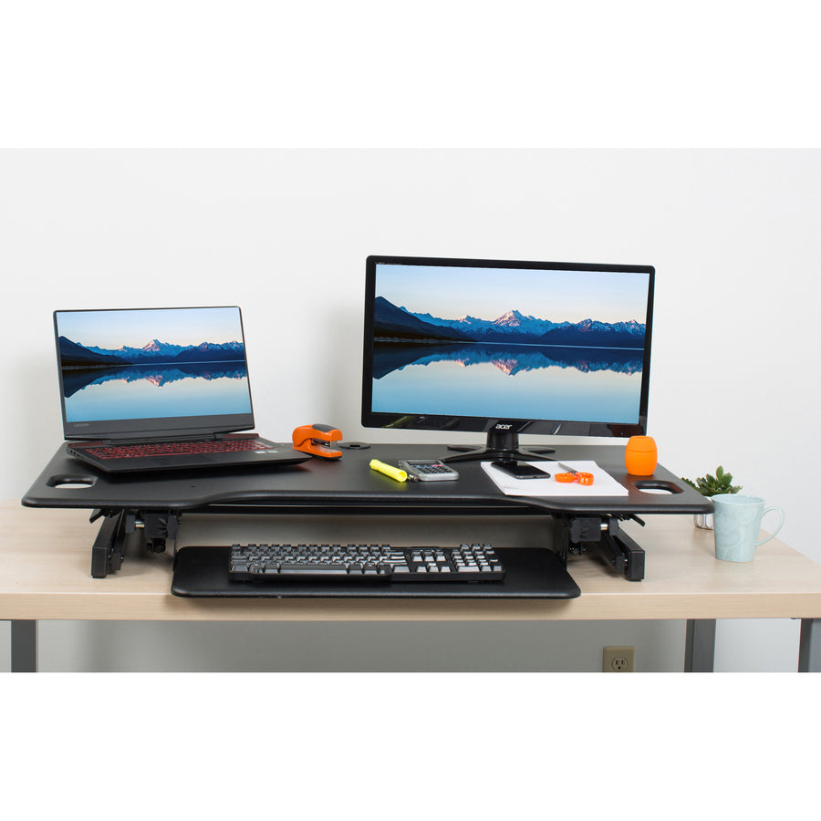 Lorell XL Adjustable Desk/Monitor Riser - 82013