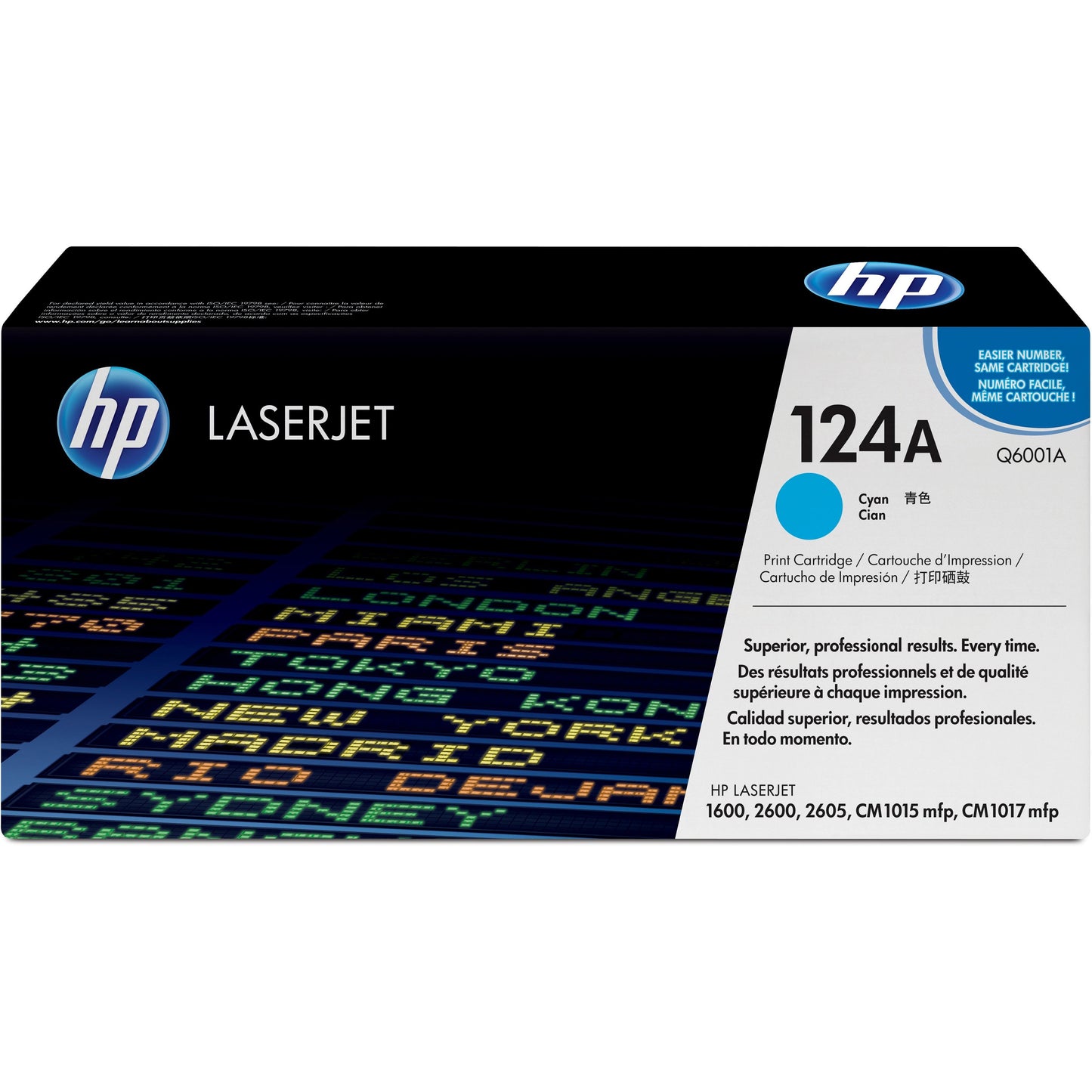 HP 124A (Q6001A) Original Toner Cartridge - Single Pack