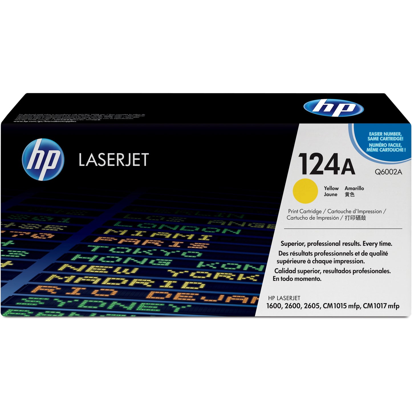 HP 124A (Q6002A) Original Toner Cartridge - Single Pack