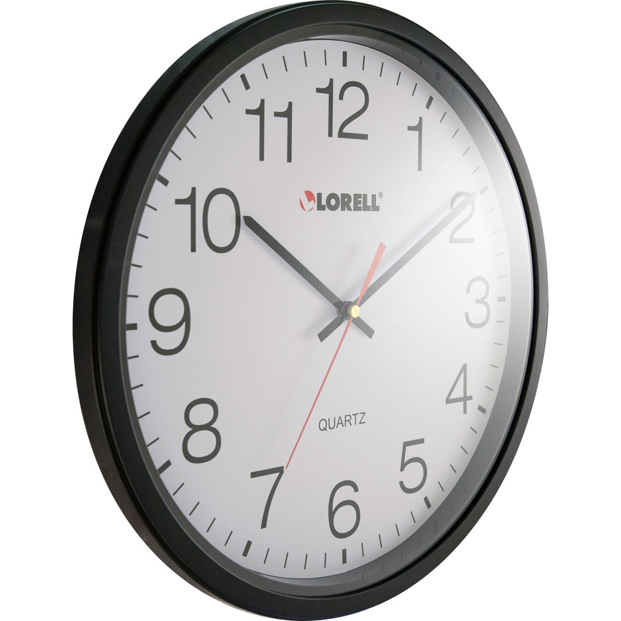 Lorell 12-1/2" Slimline Wall Clock - 61008