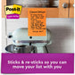 Post-it&reg; Super Sticky Notes - Energy Boost Color Collection - 46339SSAU