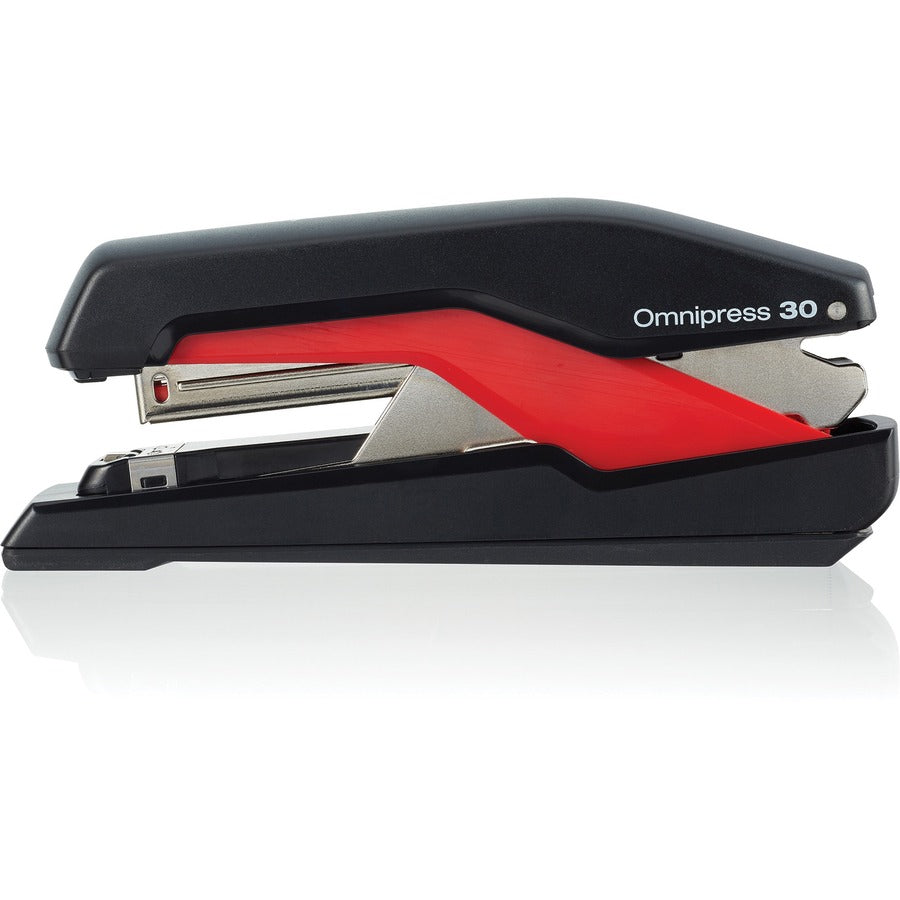 STAPLER,BLK/RED,30SH,OMNIPRESS