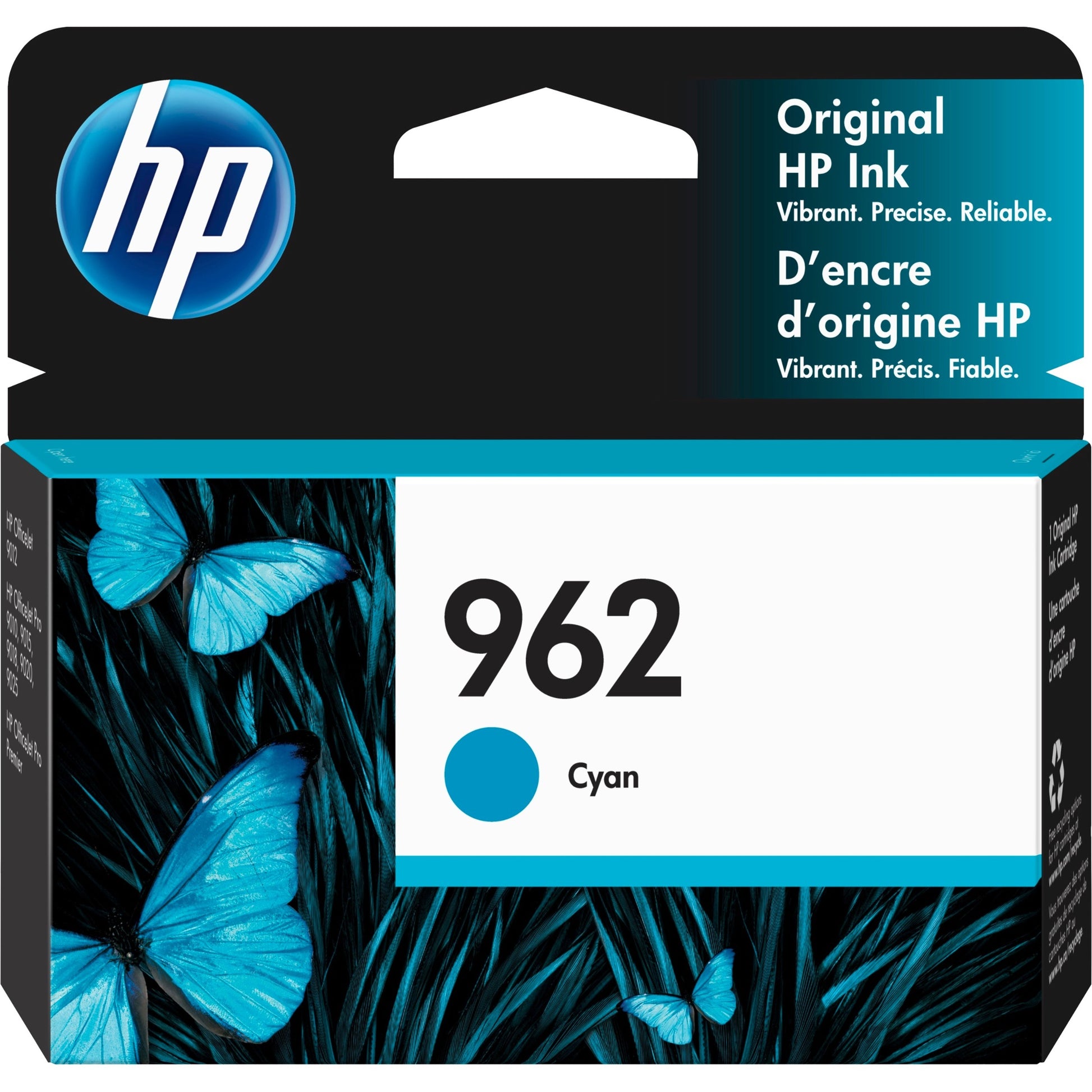 HP 962 Original Ink Cartridge - Cyan
