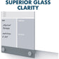 Quartet Infinity Magnetic Customizable Glass Board, 8.5" x 11" - 3413899240