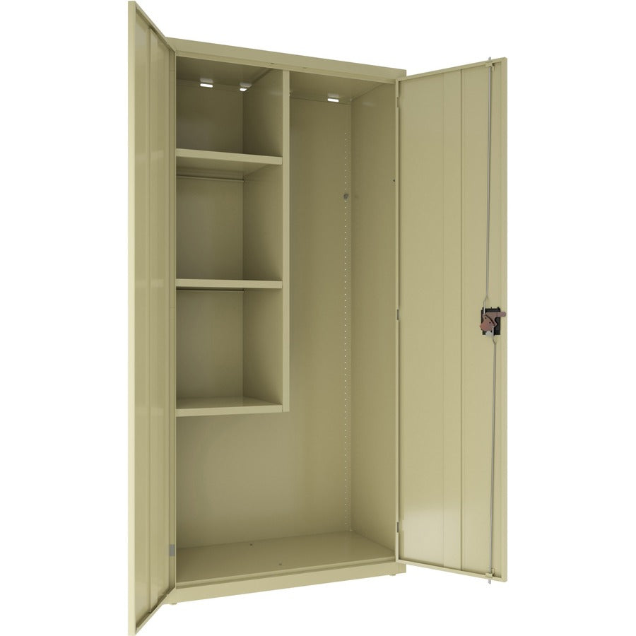 Lorell 4-shelf Steel Janitorial Cabinet - 00017