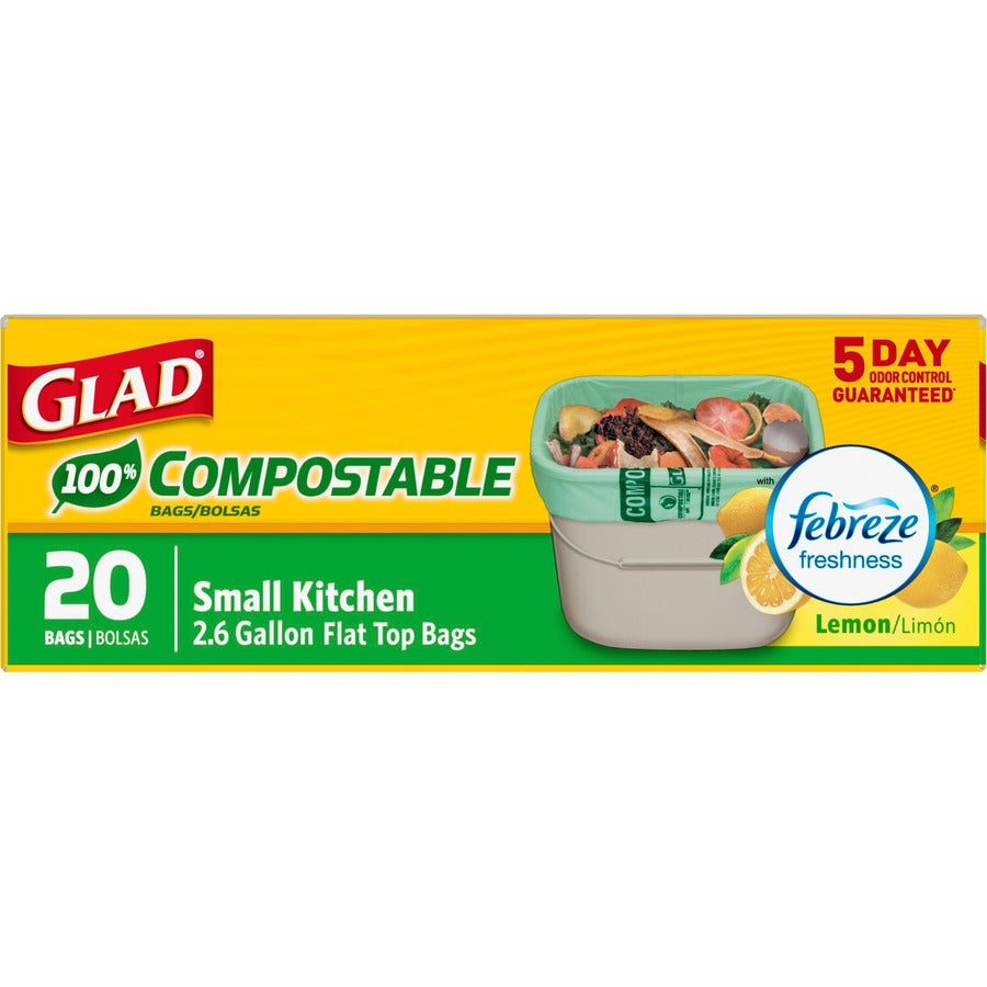 GLAD COMPOSTBLE ORGNC 10L,44bx