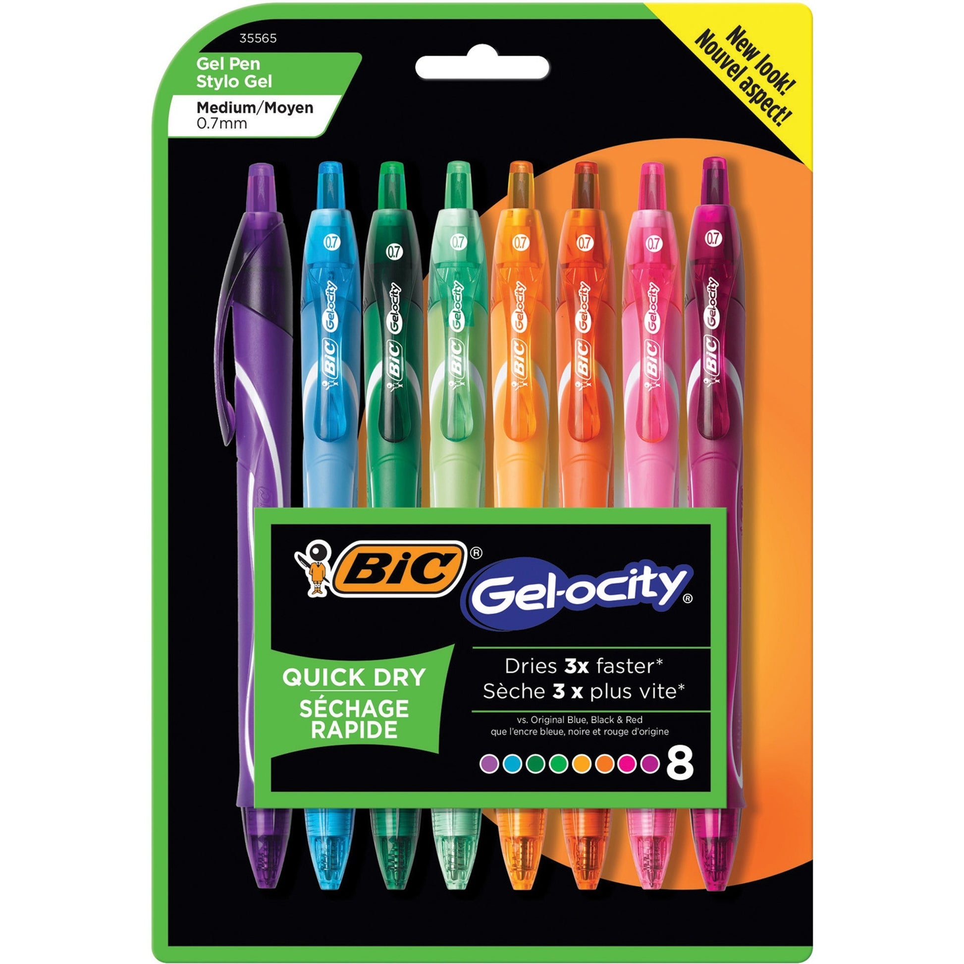 BIC Gel-ocity 0.7mm Retractable Pen