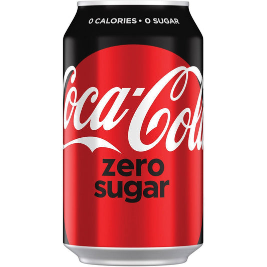 Coca-Cola Canned Coke Zero Carbonated Beverage