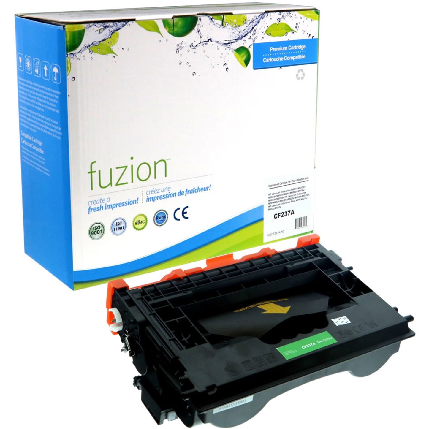 fuzion Toner Cartridge - Alternative for HP CF237A - Black