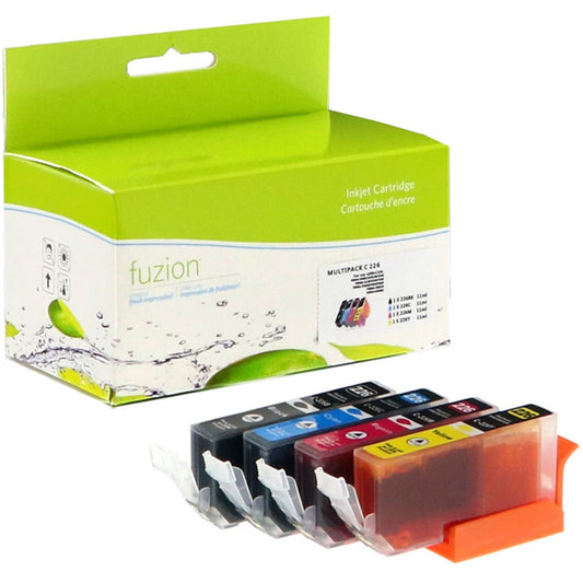 fuzion Ink Cartridge - Alternative for Canon CLI226 - Black, Cyan, Magenta, Yellow