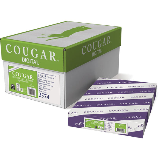 Domtar Cougar Colored Paper - White