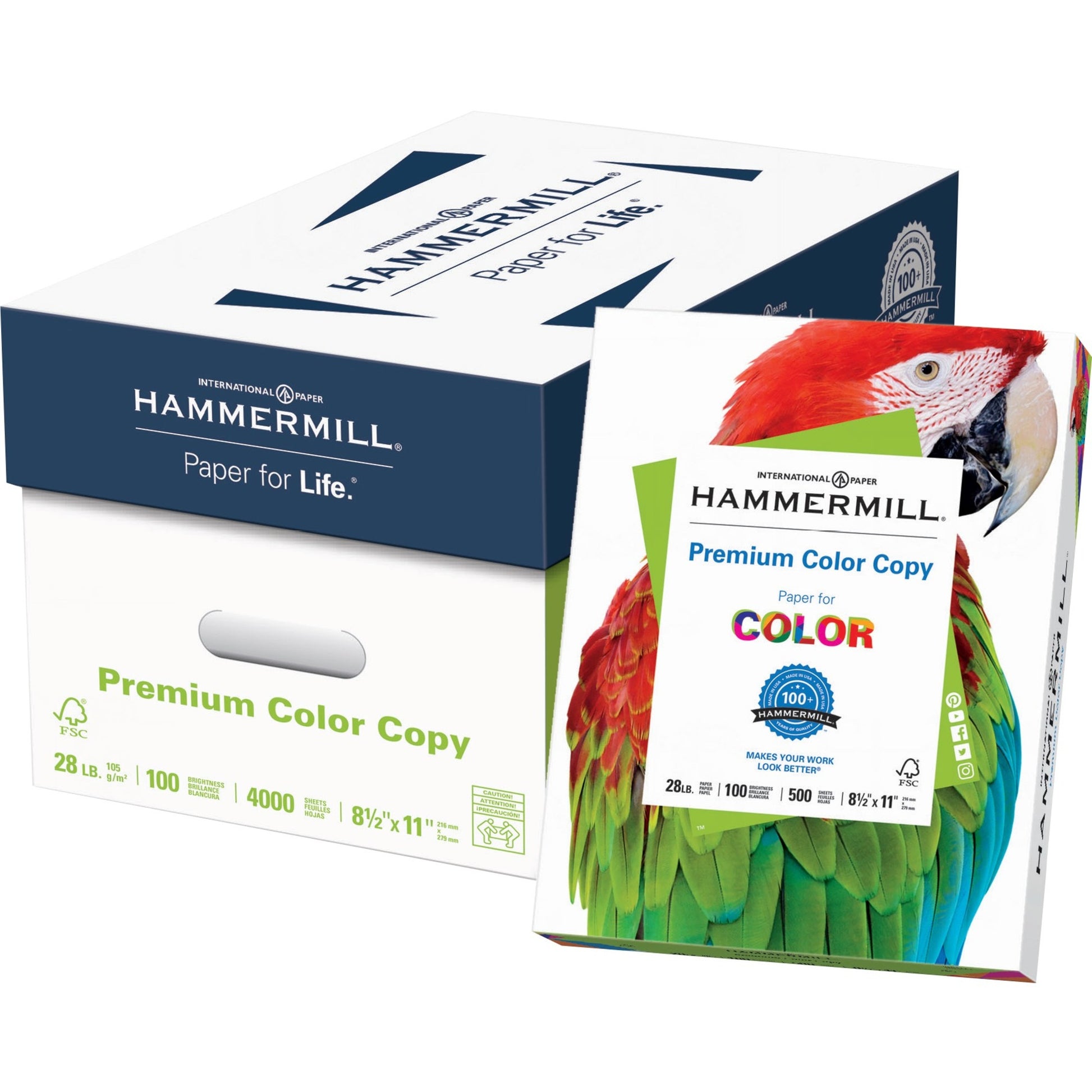 Hammermill Hammermill Inkjet, Laser Copy & Multipurpose Paper - White
