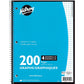 NOTEBOOK COIL QUAD-RULE 200pg