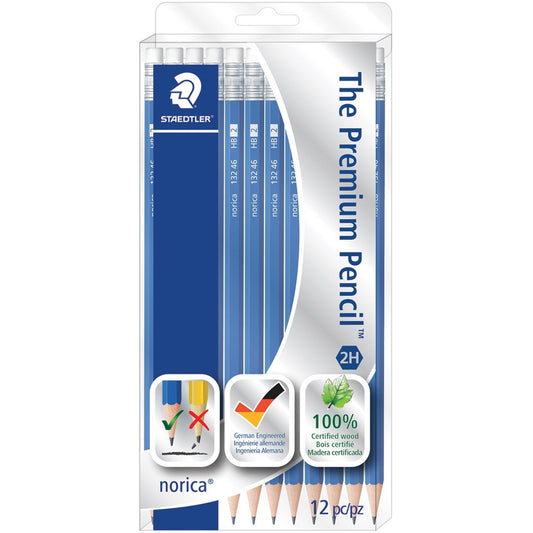 Staedtler norica Wood Pencil 2H, Box Of 12
