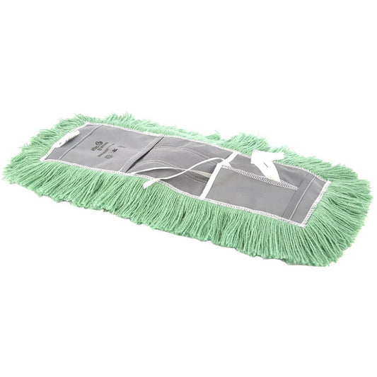 Atlas Graham 24" Electrastat Tie-On Cut-End Dust Mop - Green