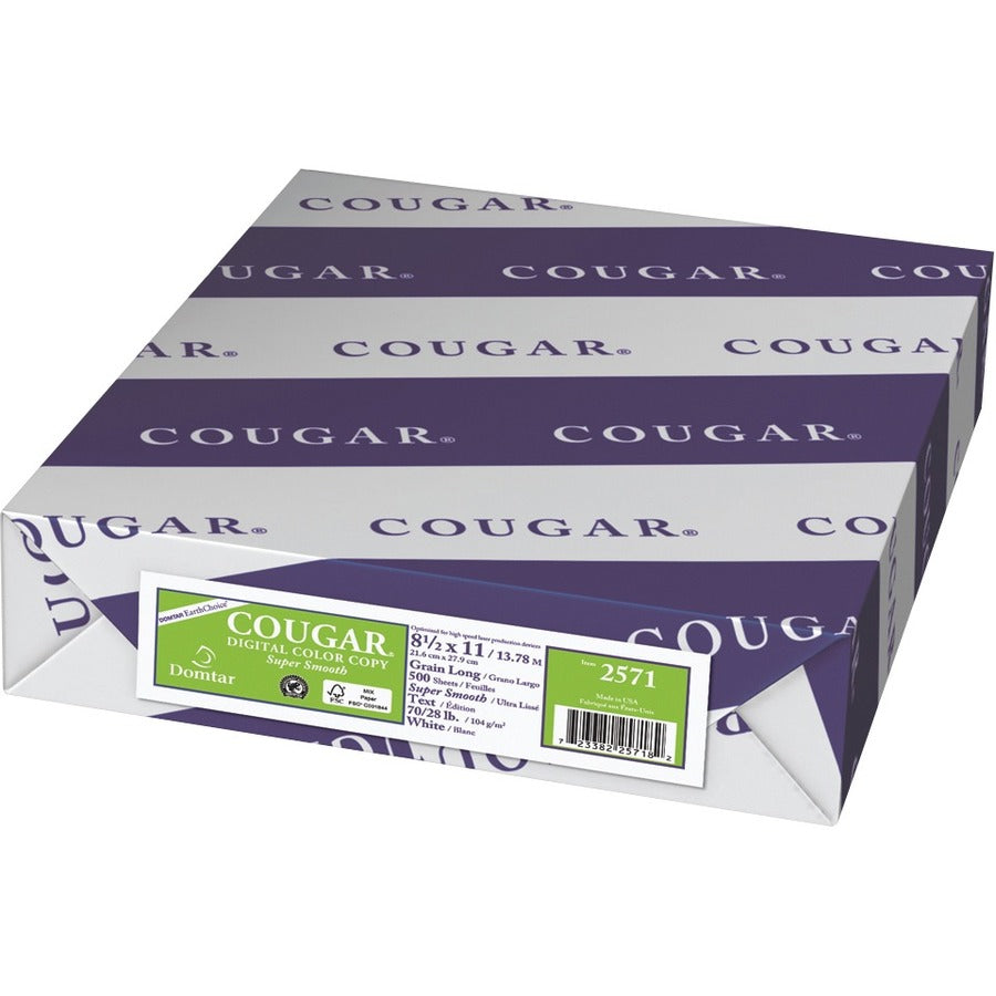 Domtar Cougar Colored Paper - White