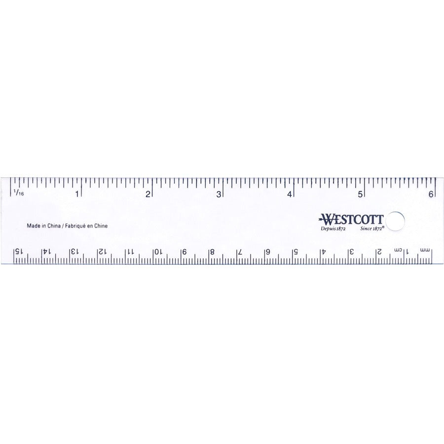 Westcott 15cm/6" Flexible Vinyl Ruler