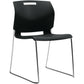 Global Popcorn Armless Chair, Polypropylene Seat & Back
