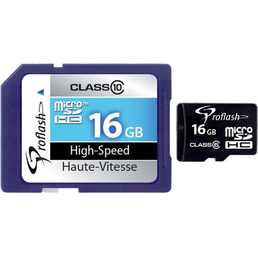 Proflash PF-6722 16 GB Class 10 microSDHC - 1 Pack