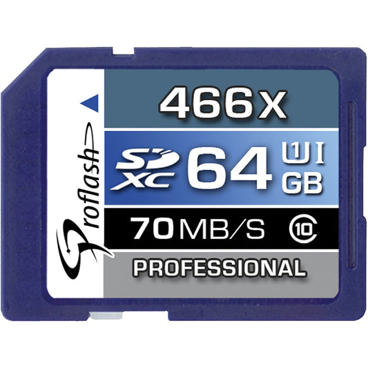 Proflash 64 GB Class 10/UHS-I SDXC - 1 Pack