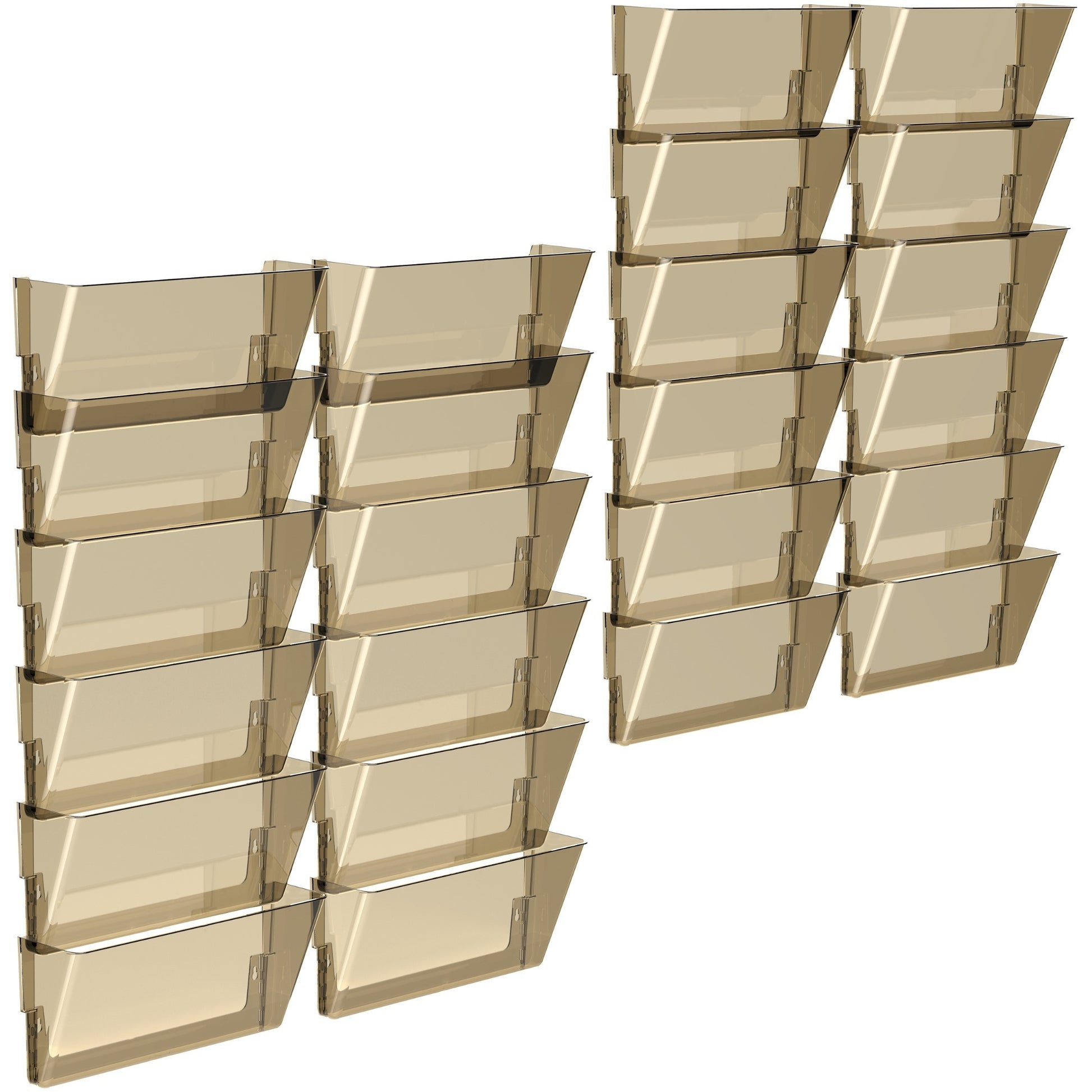 Storex Snap and Stack Wall Pockets Files, Legal