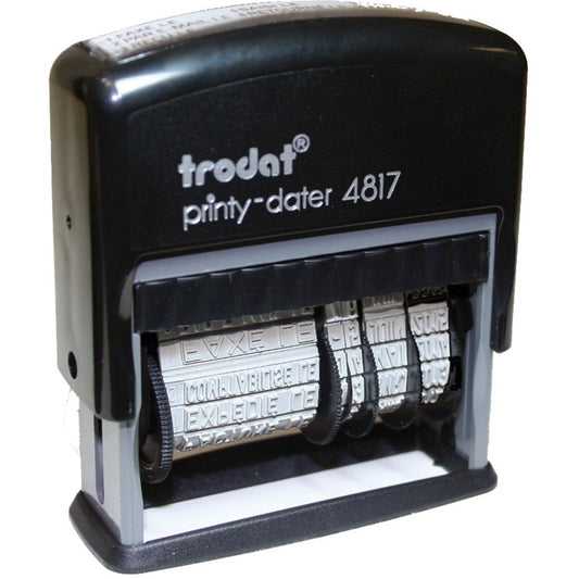 Trodat Printy Dater 4817 Dial-a-Phrase Desk Dater