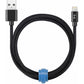 Blu Element Braided Charge/Sync Lightning to USB Cable 4ft Black