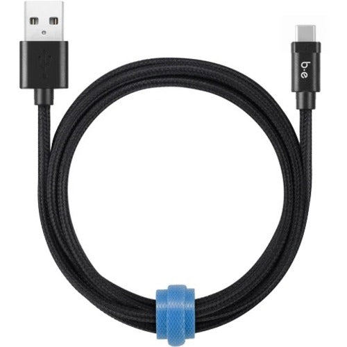 Blu Element Braided Charge/Sync USB-C Cable 4ft Black
