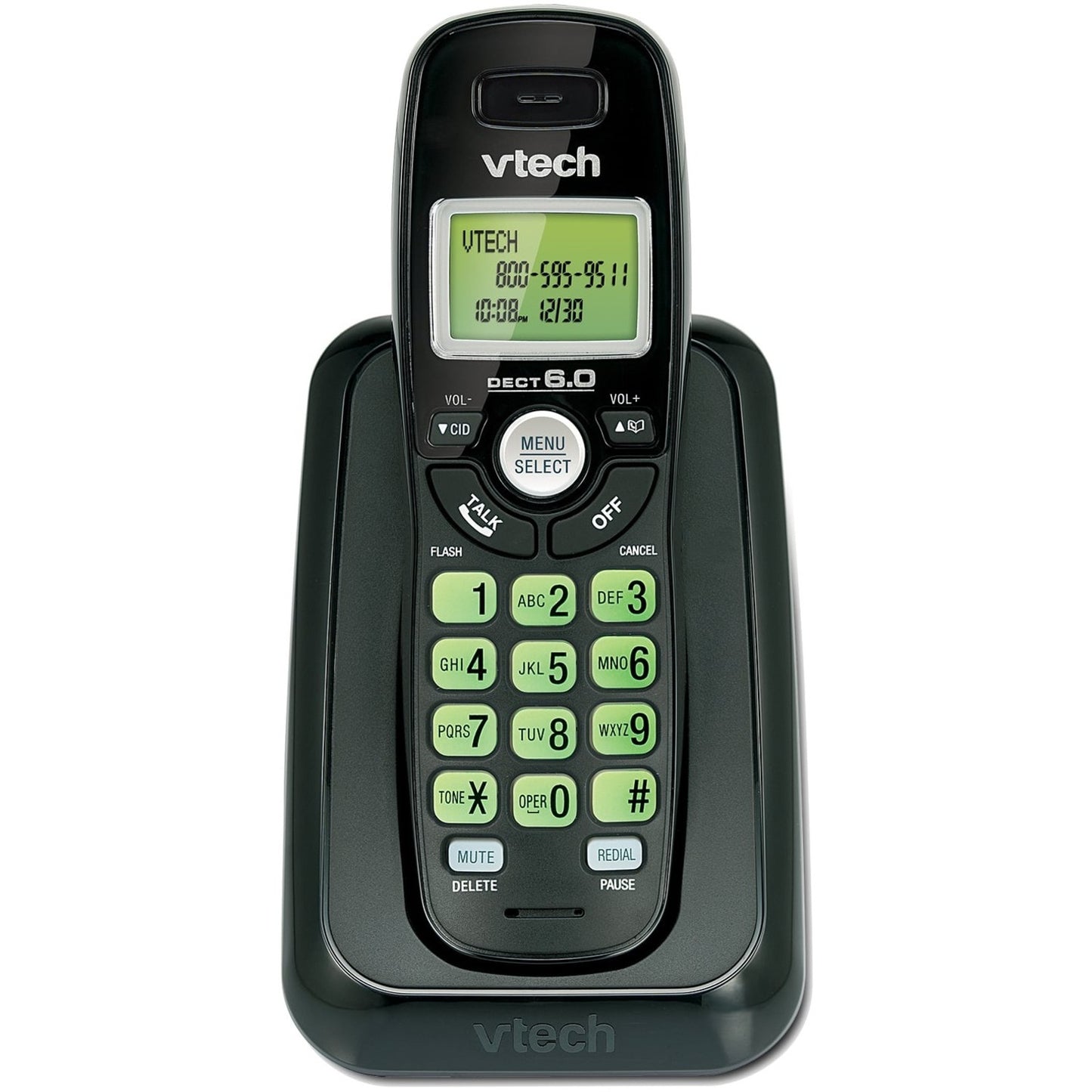 VTech CS6114-11 DECT 6.0 Cordless Phone - Black