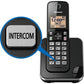 Panasonic KX-TGC382 DECT 6.0 1.93 GHz Cordless Phone - Black - KXTGC382B