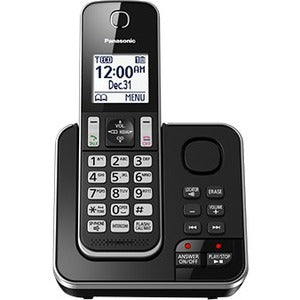 Panasonic KX-TGD390 DECT 6.0 1.93 GHz Cordless Phone - Black