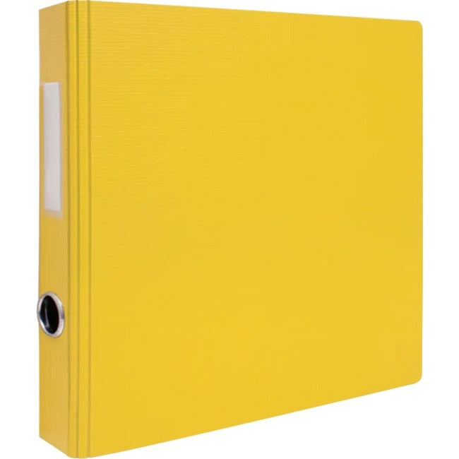 Geocan 1.5" Textured Heavy-duty Binder, Yellow