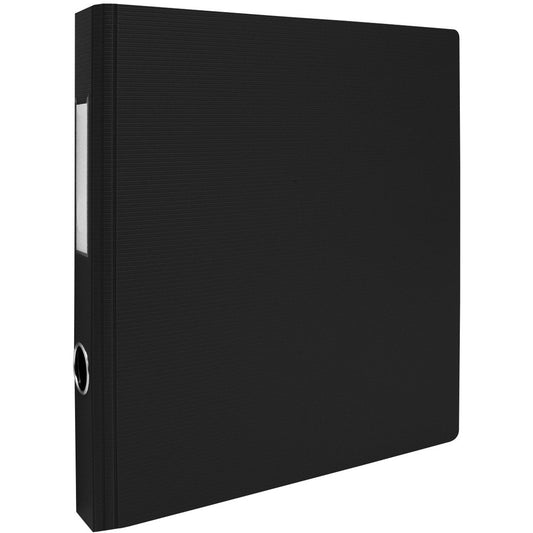 Geocan 2" Textured Heavy-duty Binder, Black