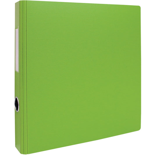 Geocan 2" Textured Heavy-duty Binder, Green