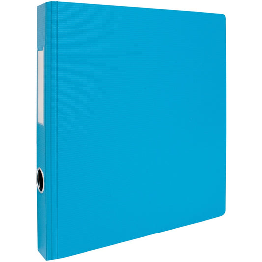 Geocan 2" Textured Heavy-duty Binder, Light Blue