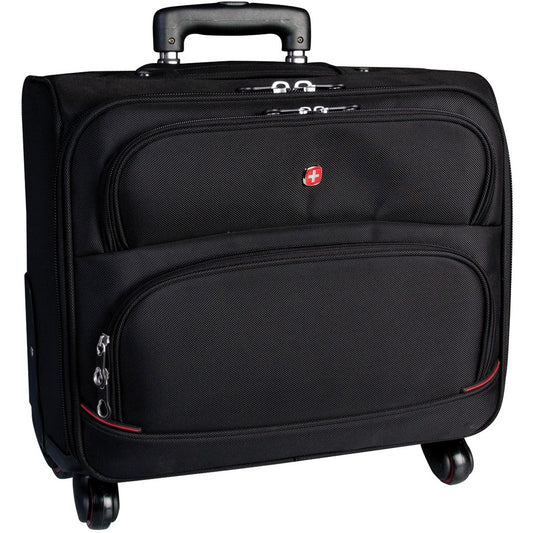 SwissGear Carrying Case for 15.6" Wheel, Notebook - Black