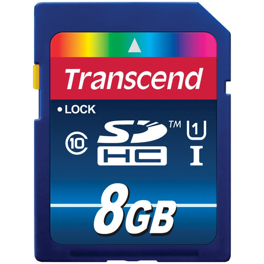Transcend Premium 8 GB Class 10/UHS-I SDHC - 1 Pack