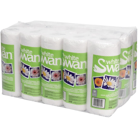 White Swan Kitchen Towel Poly Pack