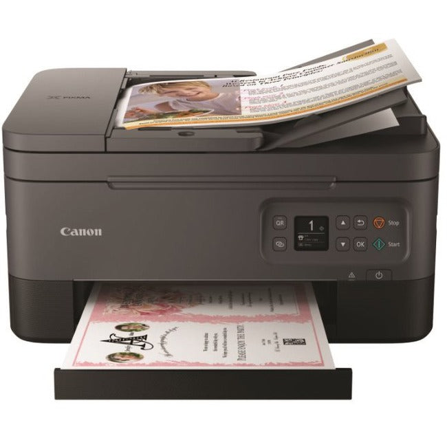 Canon PIXMA TR TR7020 Wireless Inkjet Multifunction Printer - Color - Black
