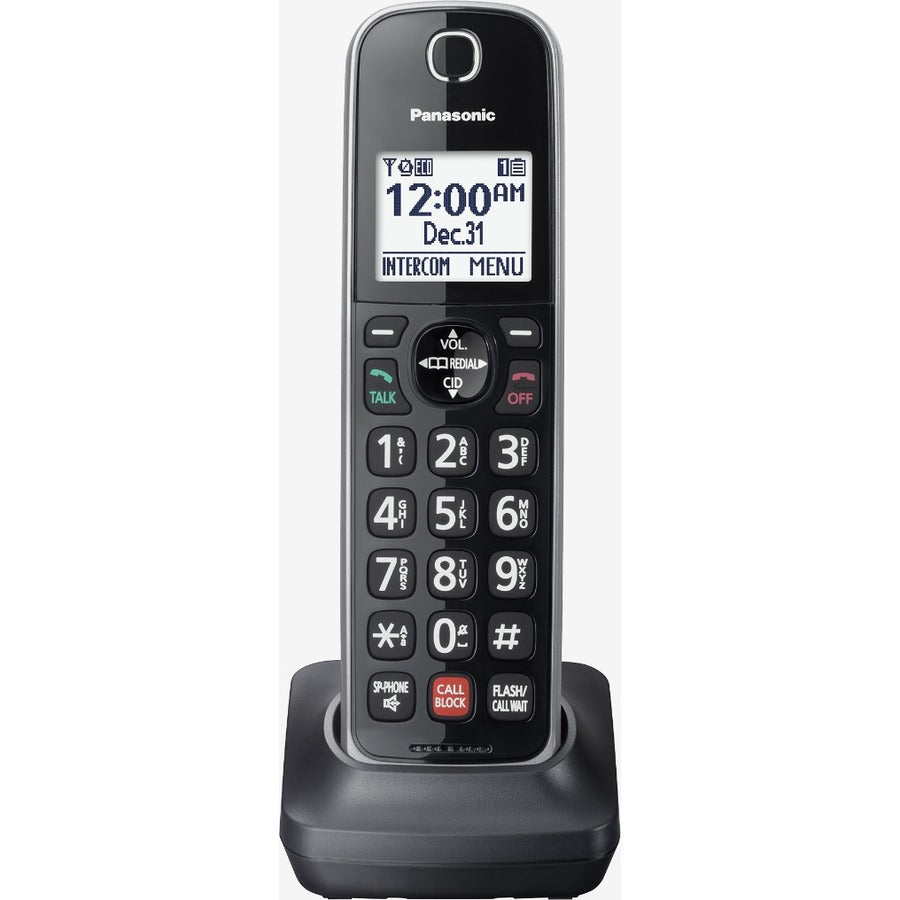 Panasonic KX-TGF872B DECT 6.0 Corded/Cordless Phone - Black - KXTGF872B