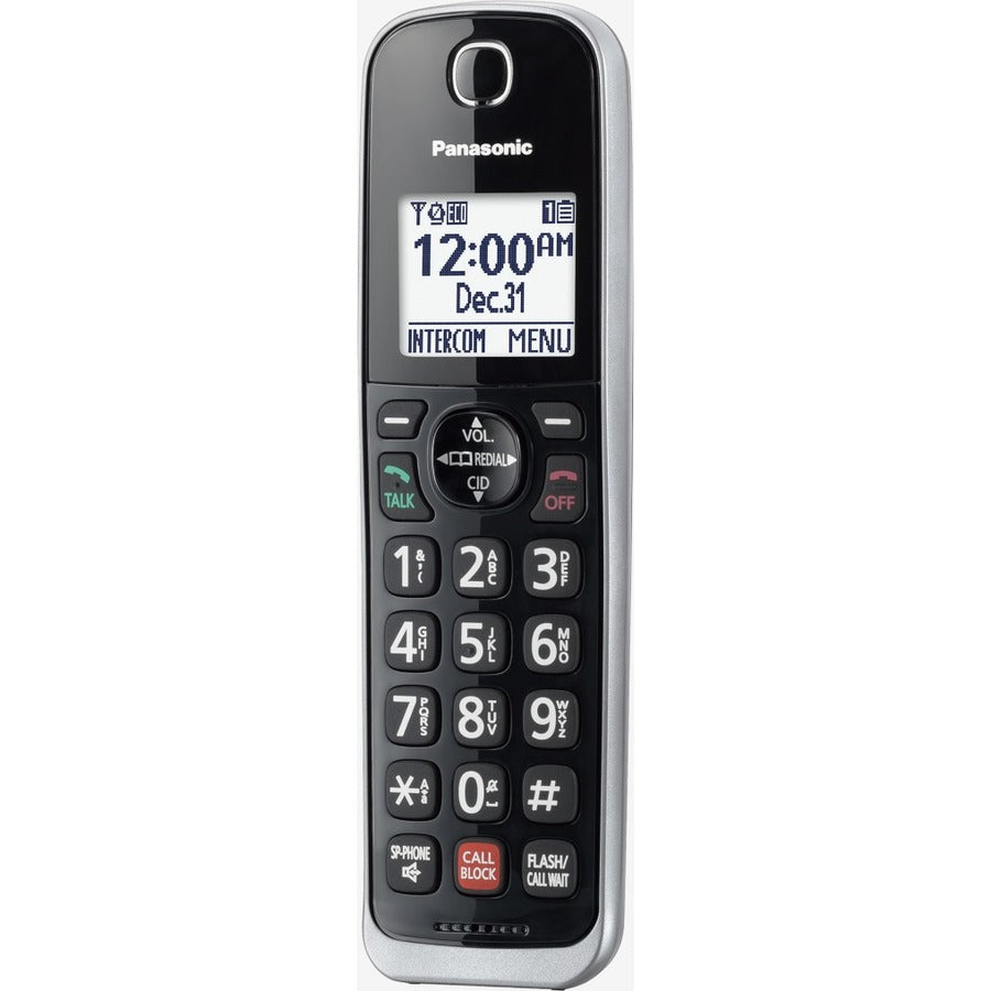 Panasonic KX-TGF872B DECT 6.0 Corded/Cordless Phone - Black - KXTGF872B