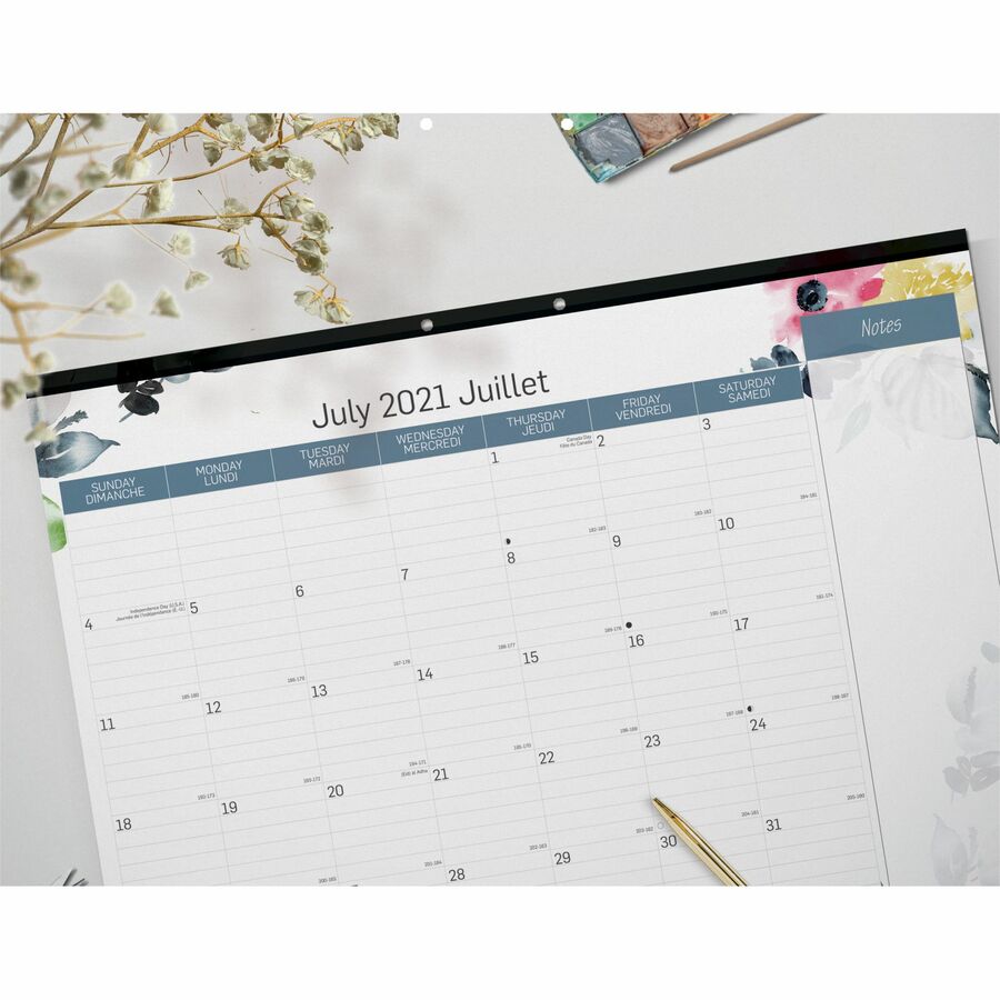 Blueline Blueline 18-Month Academic Monthly Desk Pad Calendar - CA1716BBD