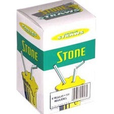 Stone White Straws