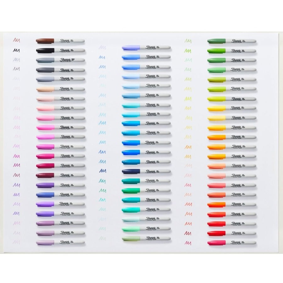 MARKR SHARPIE FINE ASST,65/BX