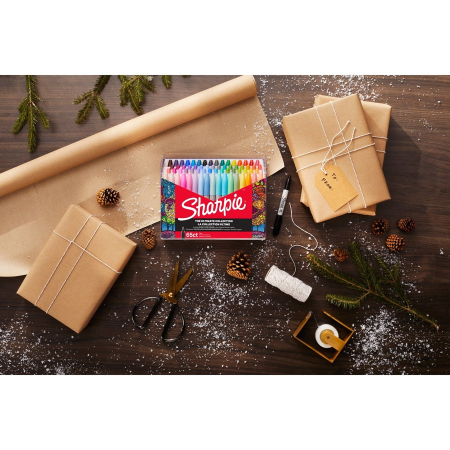 MARKR SHARPIE FINE ASST,65/BX