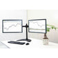 DBLE MONITOR ARM FREE STAND