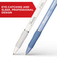 S-GEL PREM.0.7mm WHITE/BLK INK