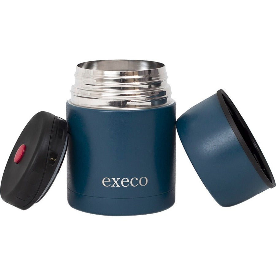 EXECO 600ml Insulated Flask, Mat Blue