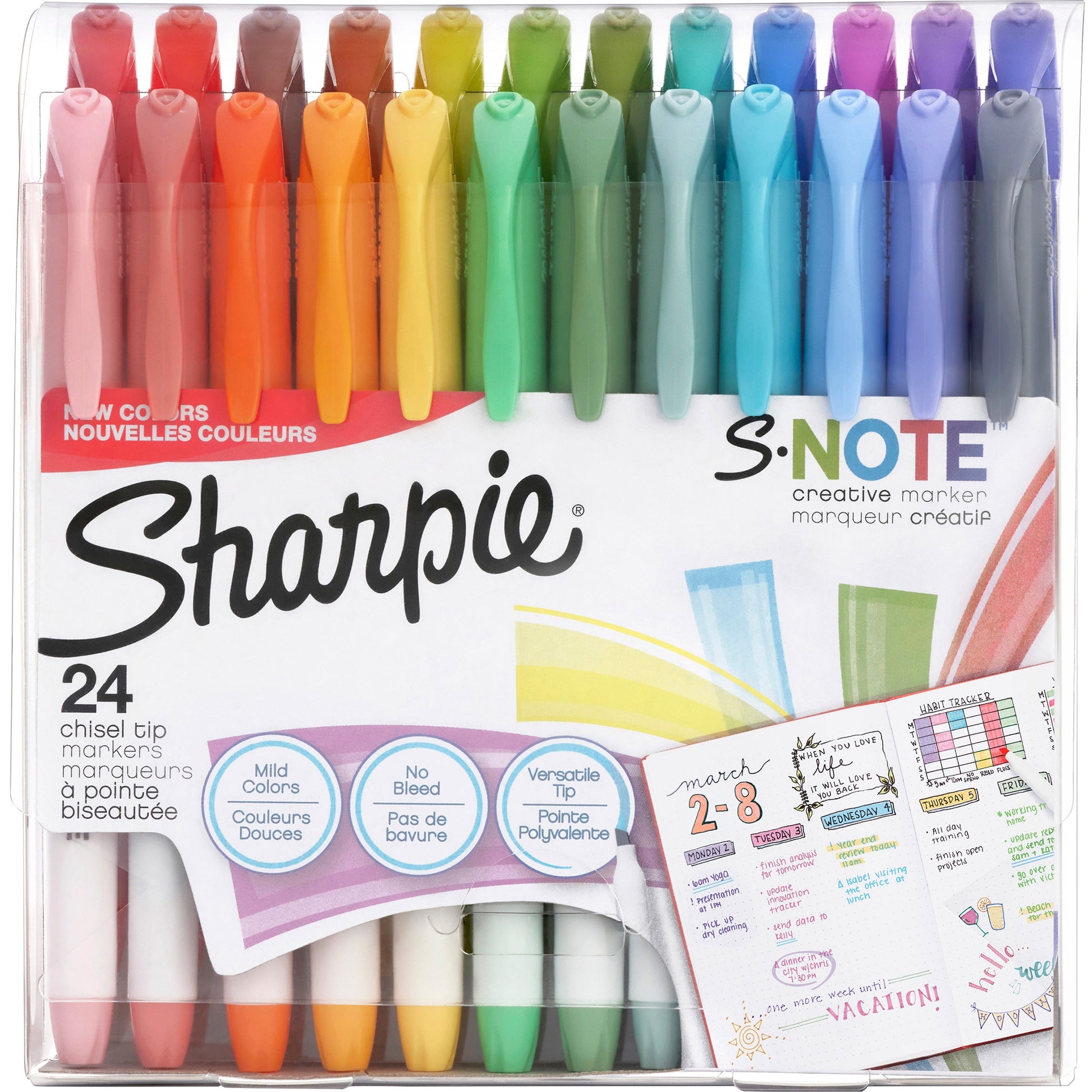 Sharpie S-Note Creative Markers, Chisel Tip