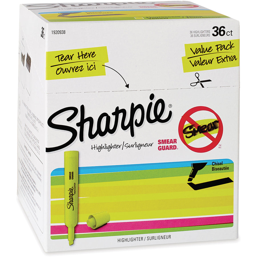 Sharpie SmearGuard Tank Style Highlighters - 1920938